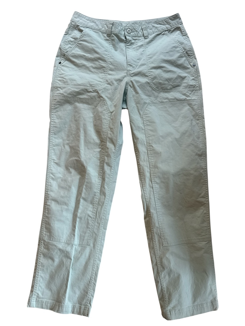 Stio Rivet Twill Carpenter Pants Fresh Lichen Green Double Knee Organic 12